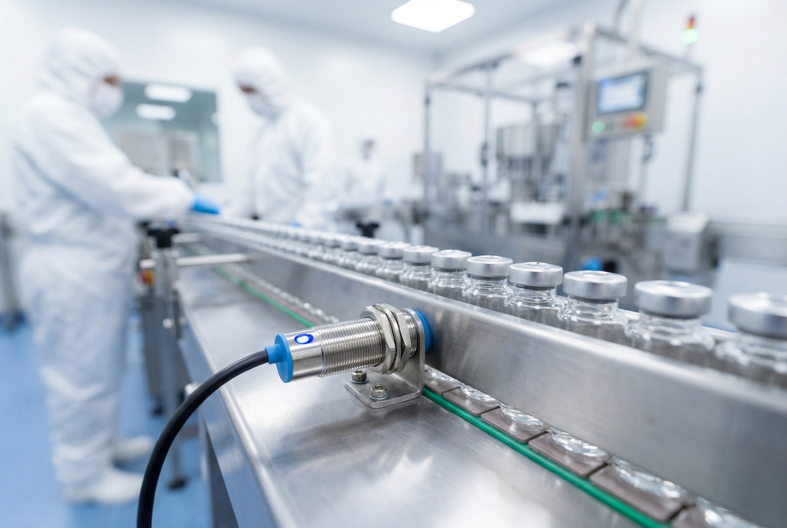 Indukčné senzory – farma priemysel